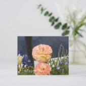 CARTE POSTALE FLEURS MOYENNES (Debout devant)