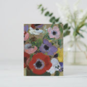 Carte Postale Fleurs Odilon Redon Grand vase vert CC0061 (Debout devant)