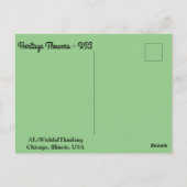 Carte Postale Fleurs patrimoniales - États-Unis (Dos)