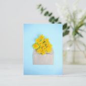 Carte Postale Fleurs | Pissenlits dans une enveloppe (Debout devant)