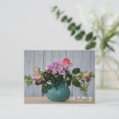 Carte Postale Fleurs pour toi ... (Debout devant)