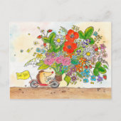 Carte postale Fleurs pour vous de Nicole Janes (Devant)