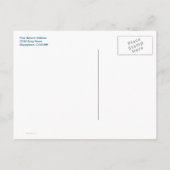 Carte Postale Fleurs Primrose modifiables Vintage Crate Art (Dos)