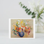 Carte Postale Fleurs, Redon (Debout devant)