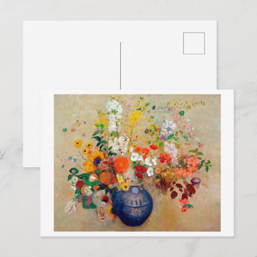 Carte Postale Fleurs, Redon (Devant / Derrière)
