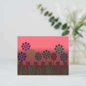 Carte postale Fleurs Rétro (Debout devant)