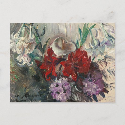 Carte Postale Fleurs romaines | Lovis Corinth (Devant)
