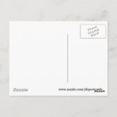 Carte Postale Fleurs roses (Dos)
