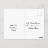 Carte Postale Fleurs roses Fleurs de cerisier japonais (Dos)