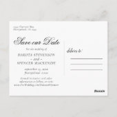 Carte Postale Fleurs Rustiques | Marsala Terracotta Enregistrez (Dos)