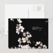 Carte Postale Fleurs Sakura (Devant / Derrière)