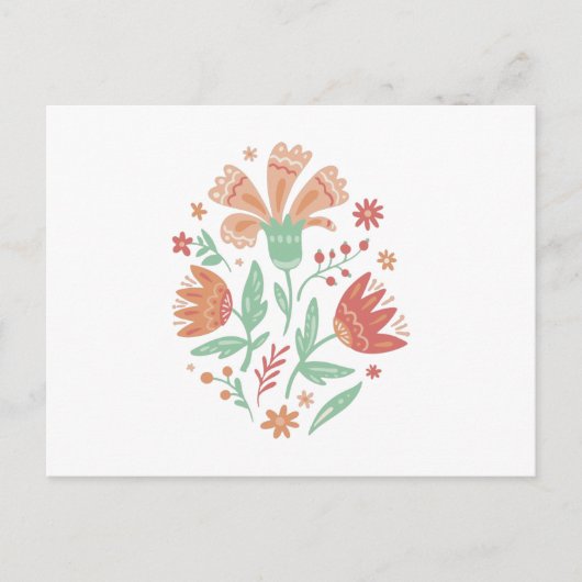 Carte Postale Fleurs sauvages (Devant)
