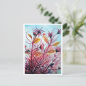 Carte Postale Fleurs sauvages (Debout devant)