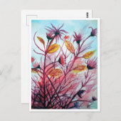 Carte Postale Fleurs sauvages (Devant / Derrière)