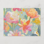 Carte Postale Fleurs sauvages aquarelle (Devant)