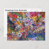 Carte Postale Fleurs sauvages australiennes (Devant / Derrière)