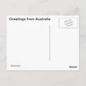 Carte Postale Fleurs sauvages australiennes (Dos)