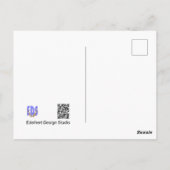 Carte postale Fleurs sauvages Coquelicots Banc Pro (Dos)