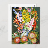 Carte Postale Fleurs sauvages de Ceres, Afrique du Sud (Devant / Derrière)