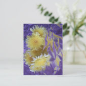 Carte Postale Fleurs sauvages de désert jaune (Debout devant)