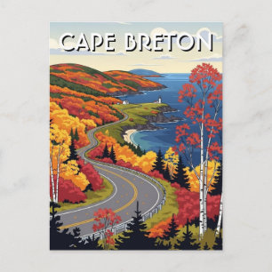 Carte Postale Fleurs sauvages de l'île du Cap-Breton Canada