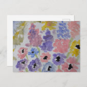 Carte Postale Fleurs sauvages d'été (Devant / Derrière)