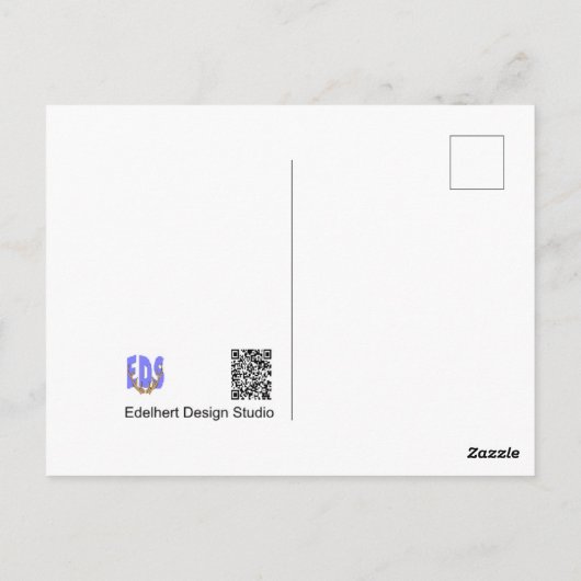 Carte Postale Fleurs sauvages : Fleurs de Cornouailles Bleues do (Dos)