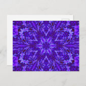 CARTE POSTALE FLEURS SAUVAGES PEINTS 13 (Devant / Derrière)