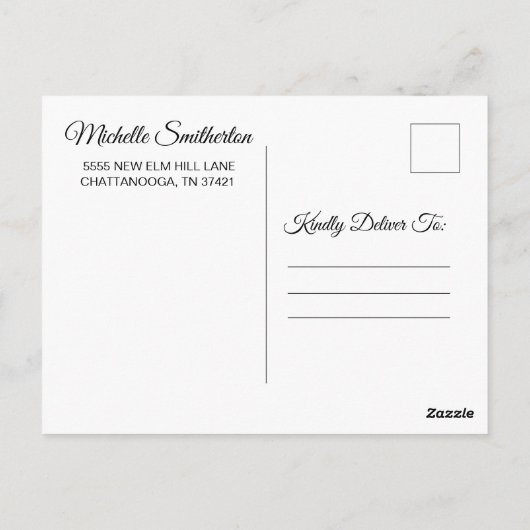 Carte Postale Fleurs sauvages rose pourpre 90e anniversaire Merc (Dos)