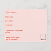 Carte Postale Fleurs sauvages vives (Dos)