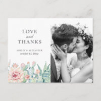 Fleurs succulentes. Cactus floral mariage merci