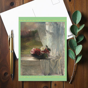 Carte Postale Fleurs sur une haie (vers 1861), John La Farge