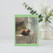 Carte Postale Fleurs sur une haie (vers 1861), John La Farge (Debout devant)