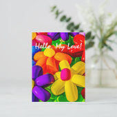 Carte Postale Fleurs urbaines (Debout devant)