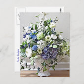 Carte Postale Fleurs victoriennes (Devant / Derrière)