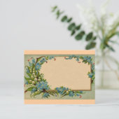 Carte Postale Fleurs vintages (Debout devant)