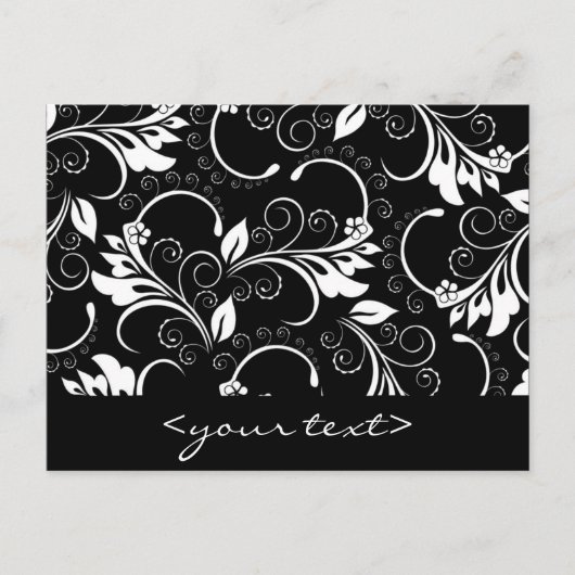 Carte Postale Fleurs vintages (Devant)