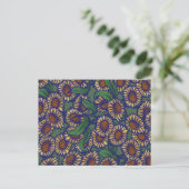 Carte Postale Fleurs vintages (Debout devant)