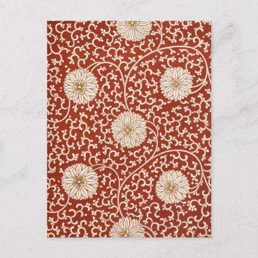 Carte Postale Fleurs vintages Chic Shabby (Devant)