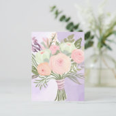 Carte Postale Fleurs violettes (Debout devant)