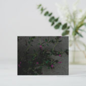 Carte Postale Fleurs violettes avec ombres profondes (Debout devant)