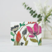 Carte Postale Fleurs vives (Debout devant)