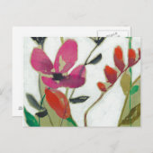 Carte Postale Fleurs vives I (Devant / Derrière)