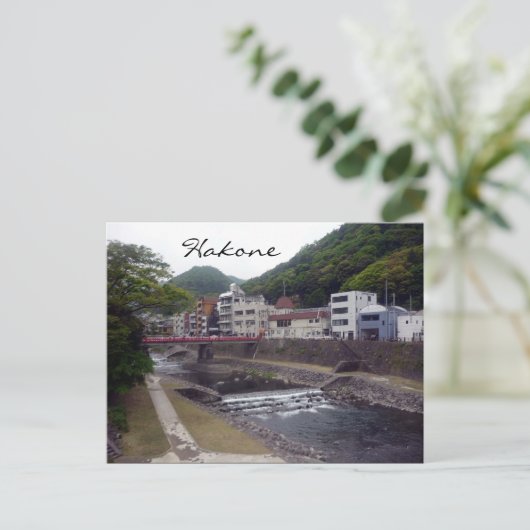 Carte Postale fleuve hakone (Debout devant)