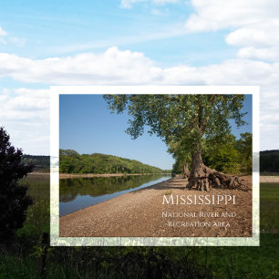 Carte Postale Fleuve Mississippi, parc régional de Hidden Falls,