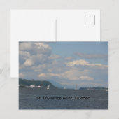 Carte Postale Fleuve Saint-Laurent (Devant / Derrière)