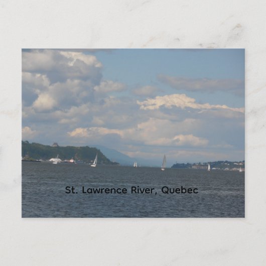 Carte Postale Fleuve Saint-Laurent (Devant)