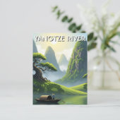 Carte Postale Fleuve Yangtze Chine (Debout devant)