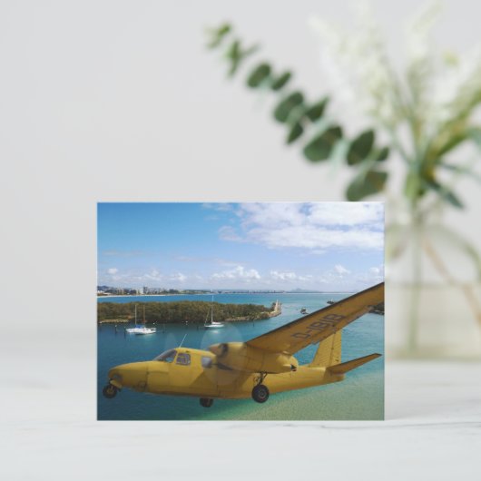 Carte Postale Fliegender Oldtimer (Debout devant)
