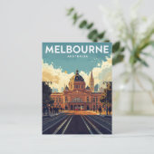 Carte Postale Flinders Street Station Melbourne (Debout devant)